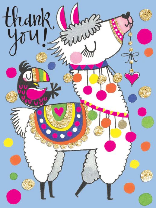 Rachel Ellen - Thank you Llama x 5