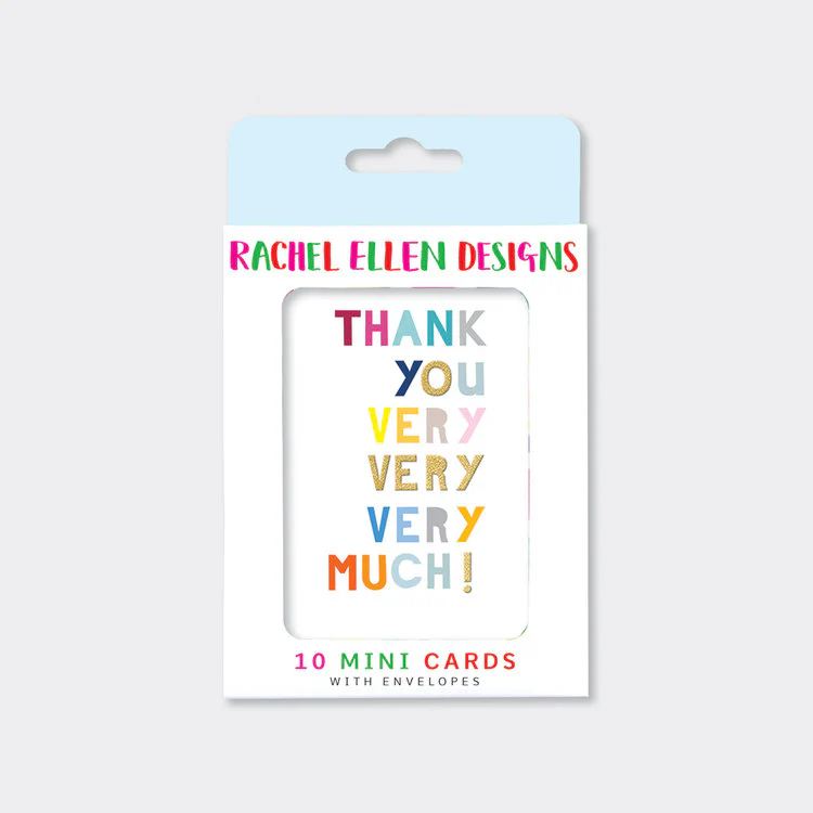 Rachel Ellen - Thank You Very Much Notecards x10