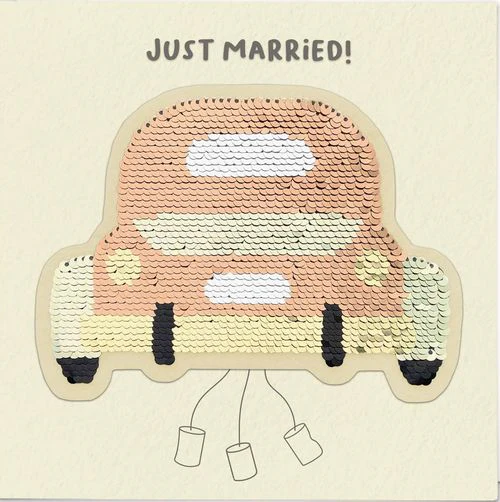 Redback - Sequin Wedding Car Patch