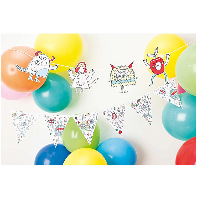 Rico Design - Balloons Multicolour - Image 4