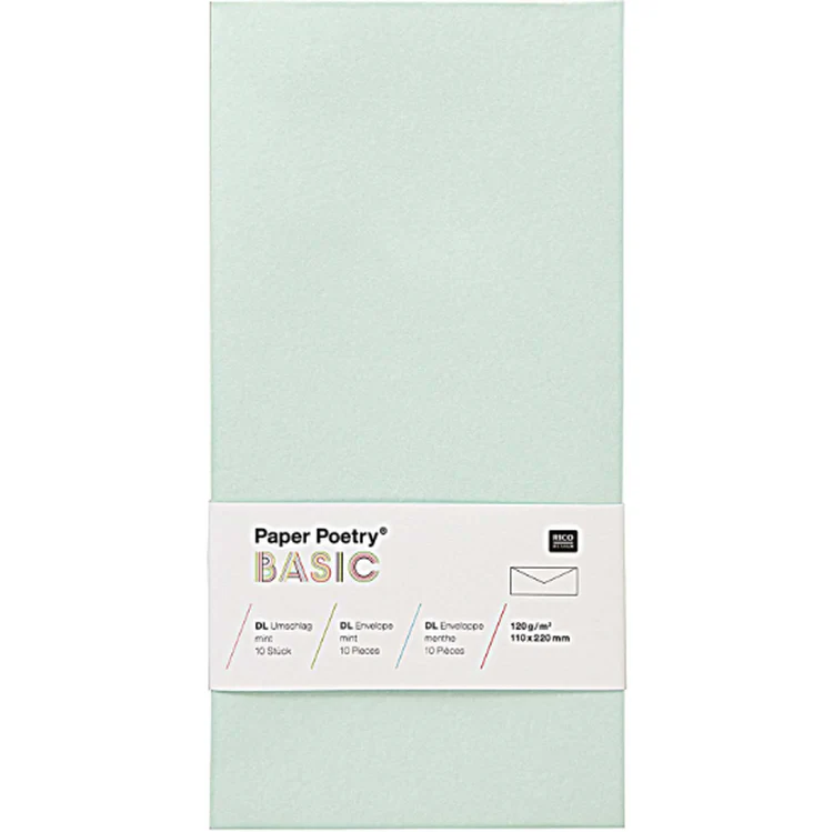 Rico Design - Basic Envelope DL - Mint