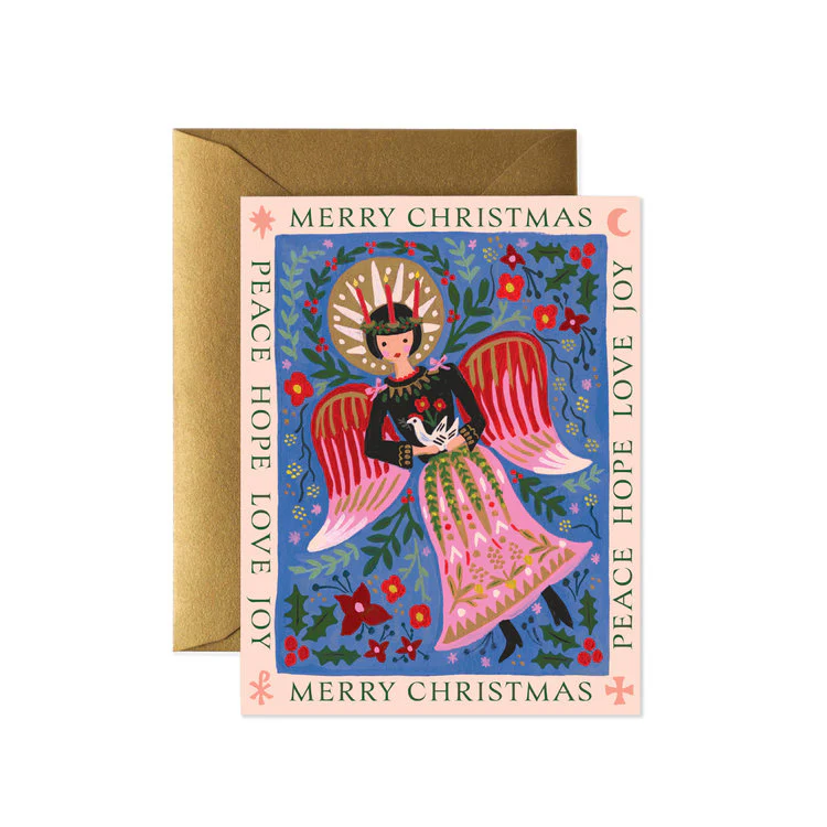 Rifle Paper - Merry Christmas Angel