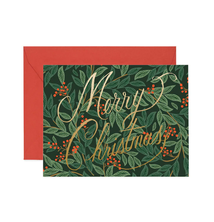Rifle Paper - Merry Christmas Foliage