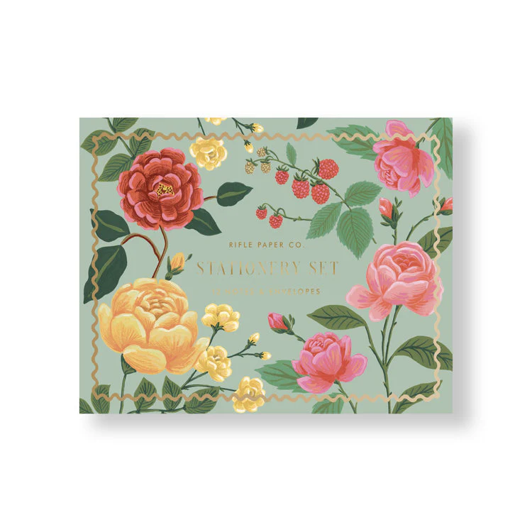 Rifle Paper - Roses Stationery Set