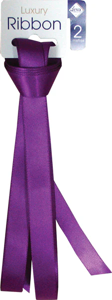 Satin ribbon - Purple