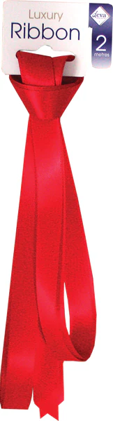 Satin ribbon - Red
