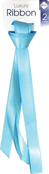Satin ribbon - Soft Blue