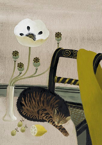 Mary Fedden - Sleeping cat