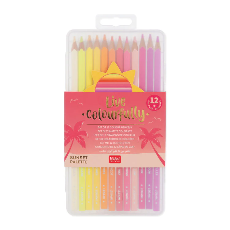 Stone - 12 Colouring Pencils Magenta