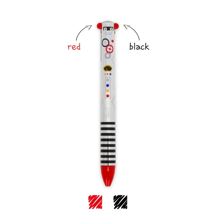 Stone - Two-Colour Ballpoint Pen Robot
