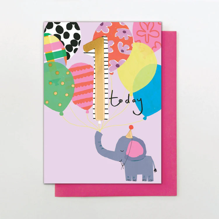Stop The Clock - Elephant Age 1 Card