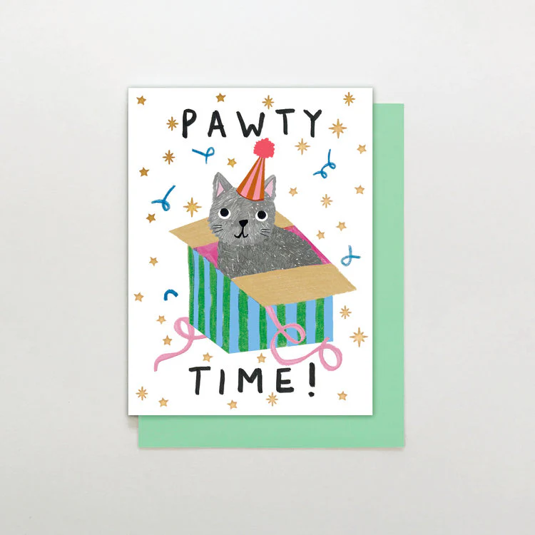 Stop The Clock - Pawty Time Cat In Box
