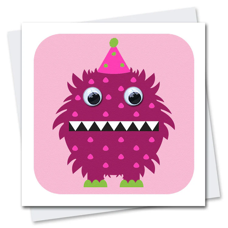 Stripey Cats - Purple Fluff Monster
