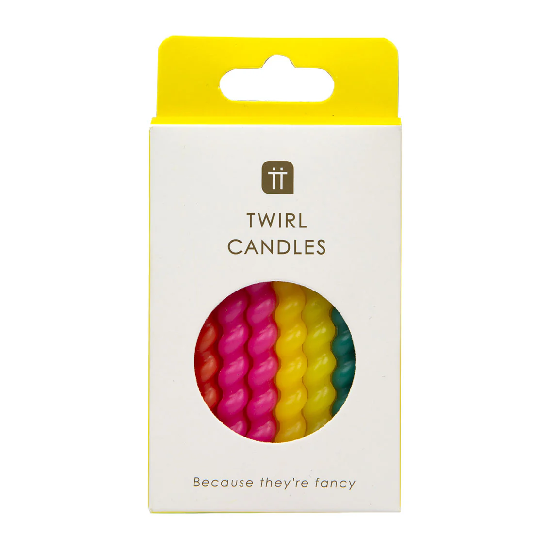 Talking Tables - Birthday Brights Twirl Candles