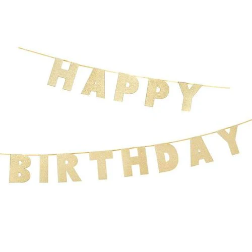 Talking Tables - Birthday Garland - Gold
