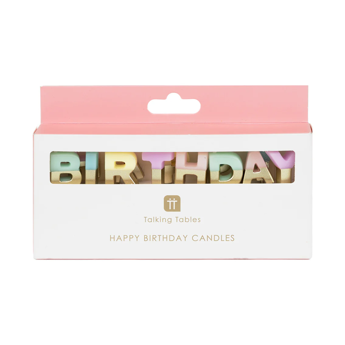Talking Tables - Happy Birthday Letters - Pastel