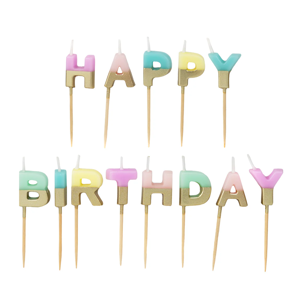 Talking Tables - Happy Birthday Letters - Pastel - Image 2