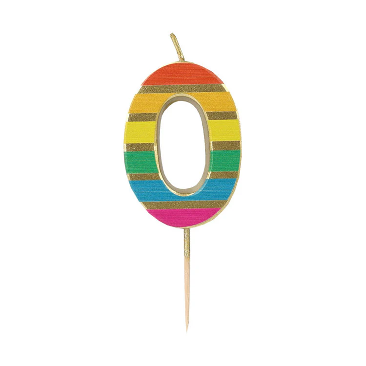 Talking Tables - Rainbow Gold Number 0