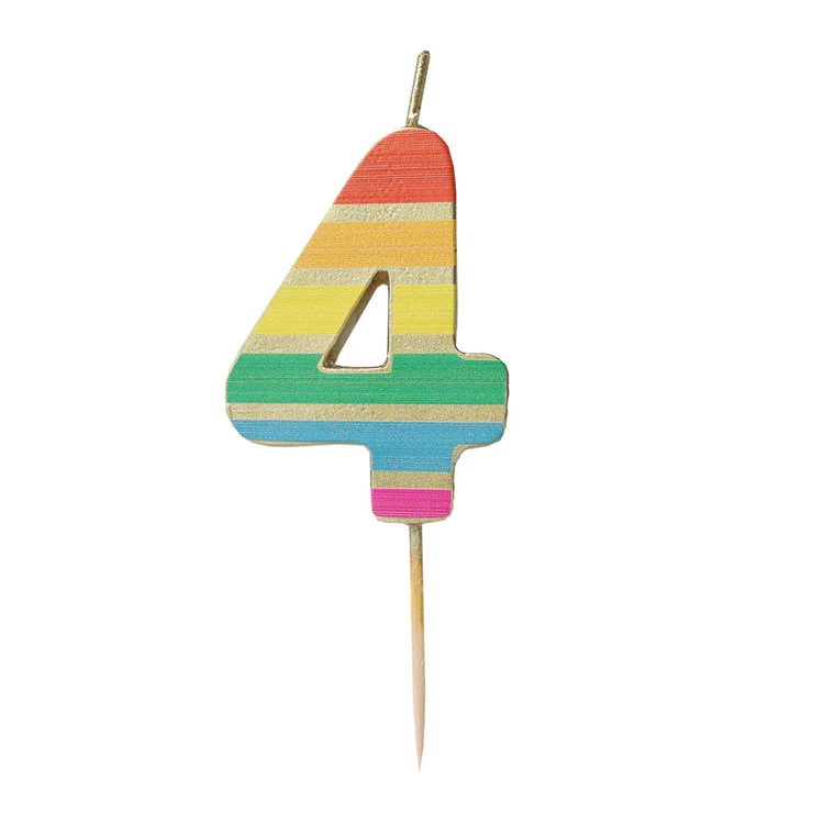 Talking Tables - Rainbow Gold Number 4