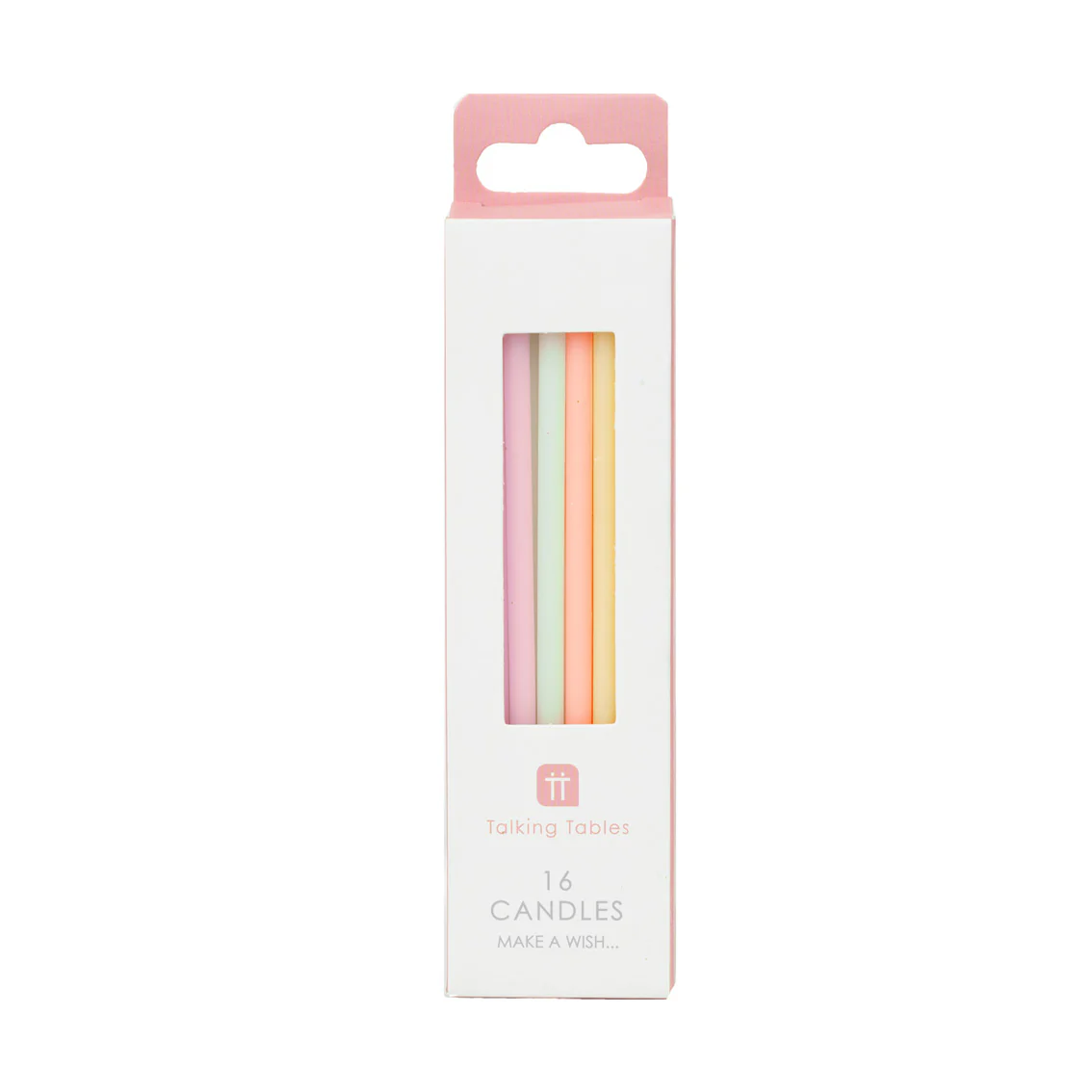 Talking Tables - Straight Candles - Pastel