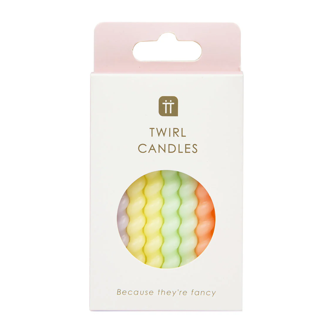 Talking Tables - Twirl Candles - Pastel