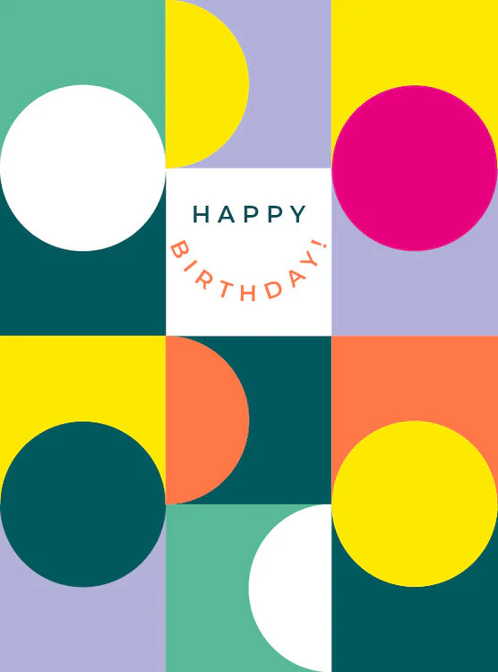 The Art File - Birthday Circles
