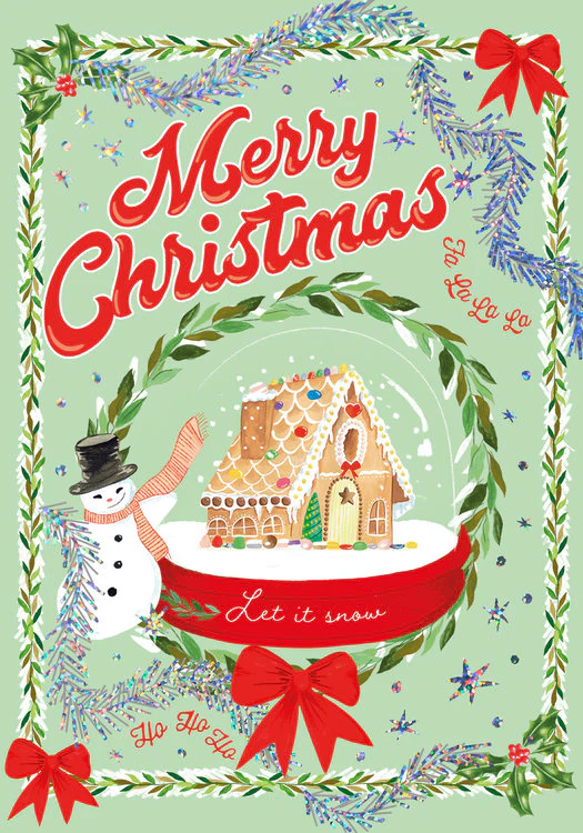 The Art File - Christmas Snowglobe
