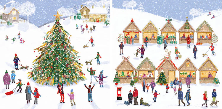 The Art File - Christmas Village Wallet - Image 3
