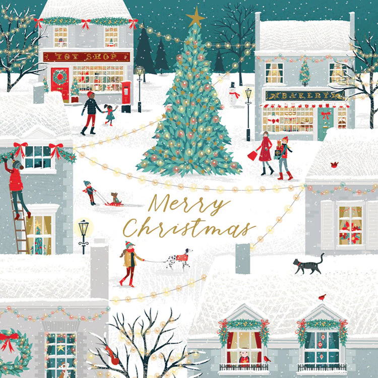 The Art File - Festive Town Wallet