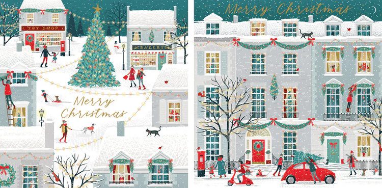 The Art File - Festive Town Wallet - Image 3