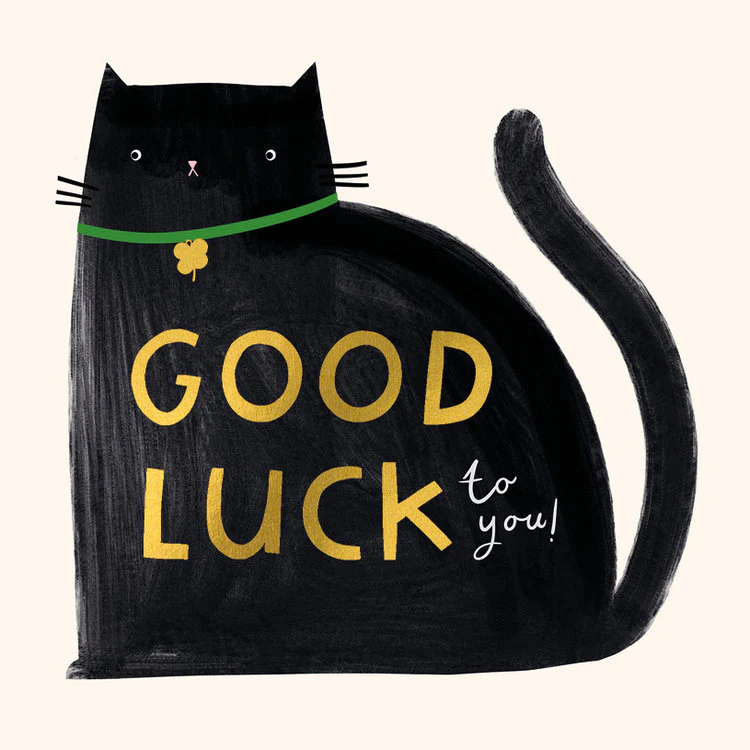 The Art File  - Good Luck Black Cat
