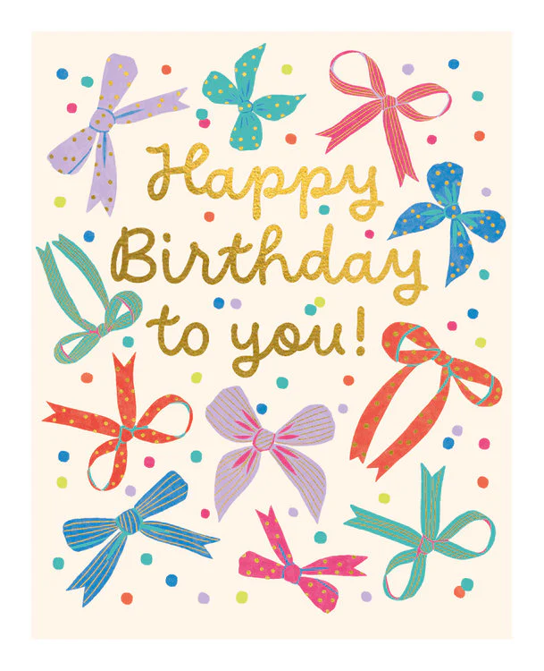 The Art File - Happy Birthday Bows