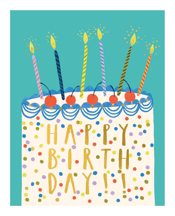 The Art File - Happy Birthday Cake