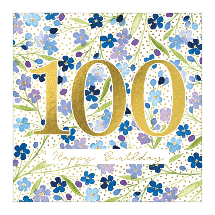 The Art File - Large Card 100th Birthday