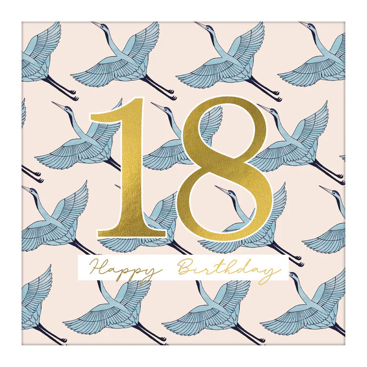 The Art File - Large Card 18th Birthday