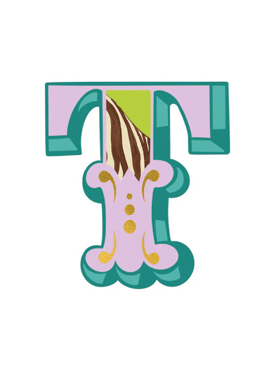 The Art File - T Roll Up Alphabet