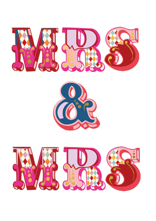 The Art File - Wedding Mrs & Mrs
