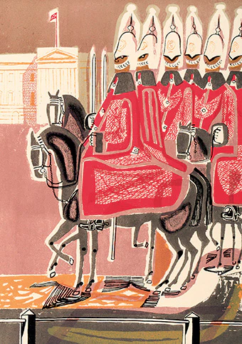 Edward Bawden - The life guards