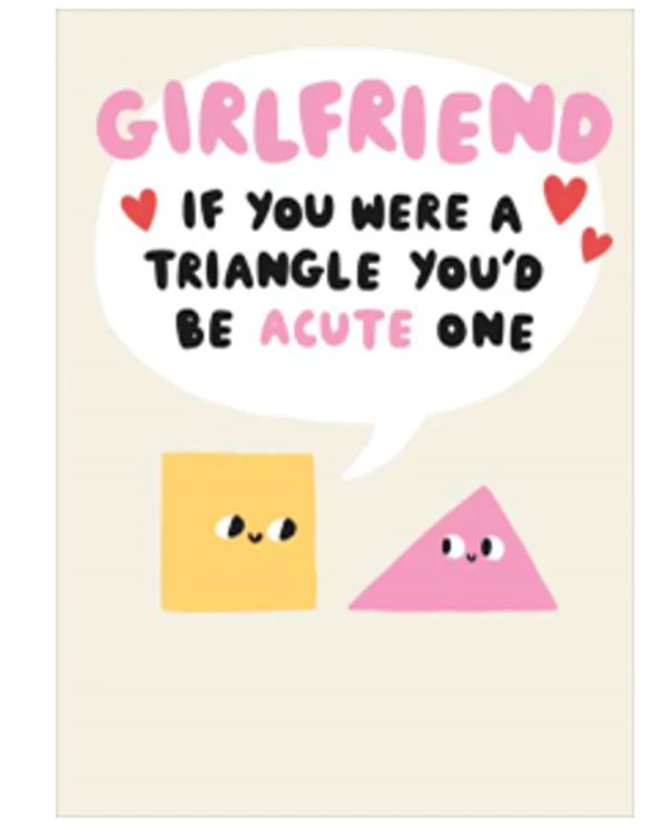 UK Greetings - Girlfriend Acute One