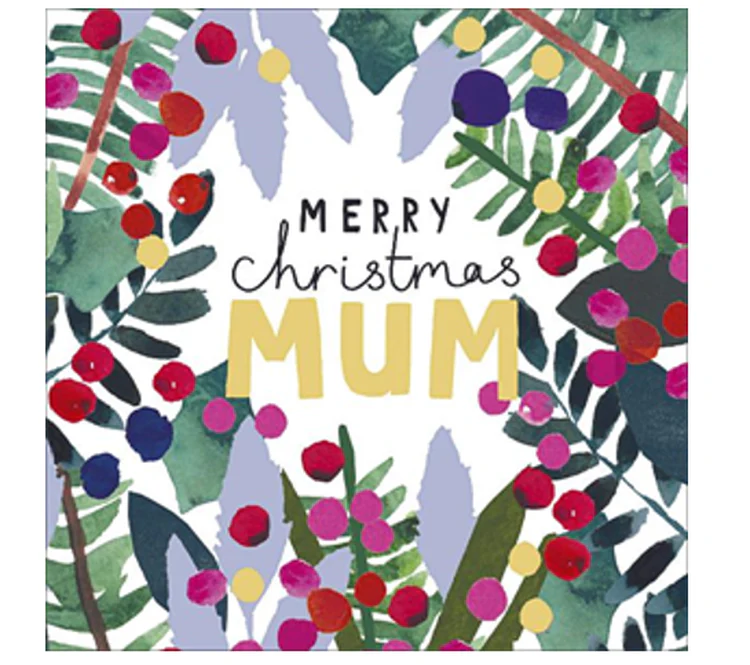 UK Greetings - Merry Christmas Mum