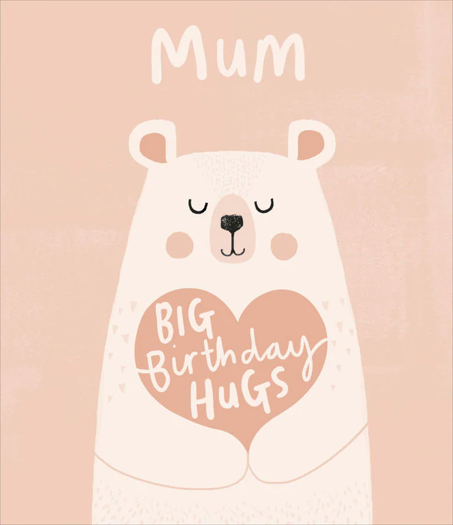 UK Greetings - Mum Big Birthday Hugs