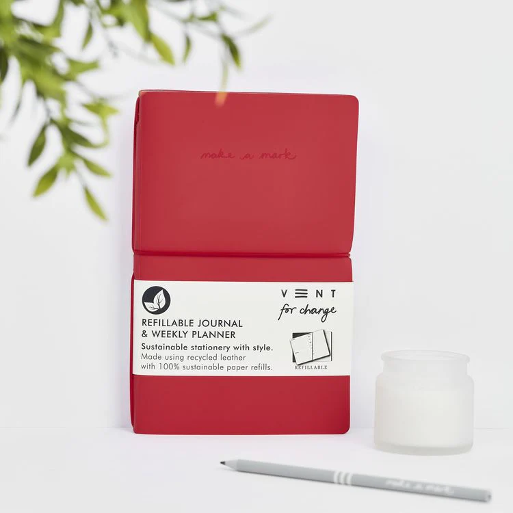 Vent A5 Recycled Planner - Red