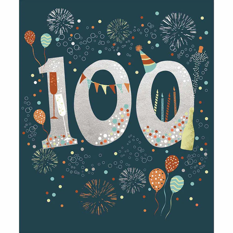 Woodmansterne - 100th Birthday Sparkle