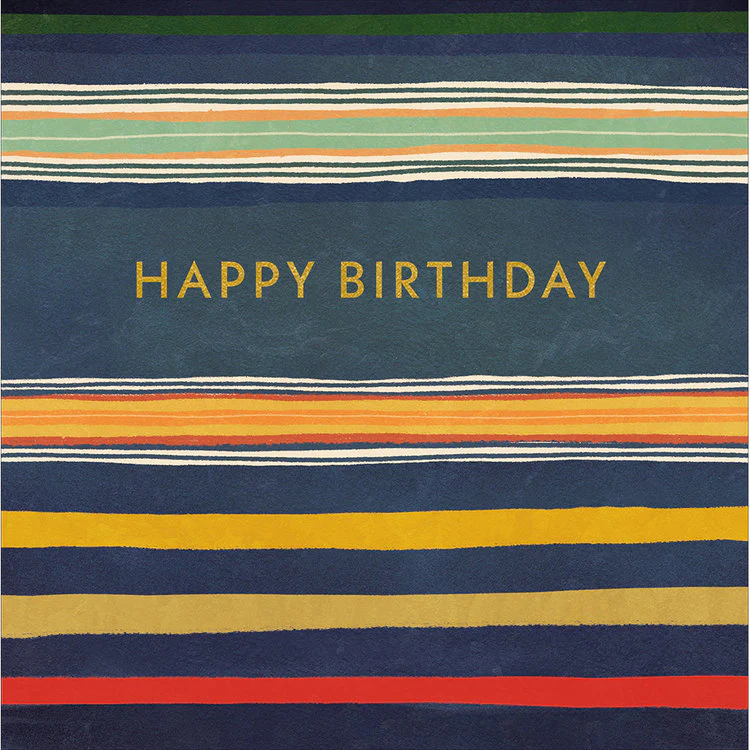 Woodmansterne - Birthday Stripes