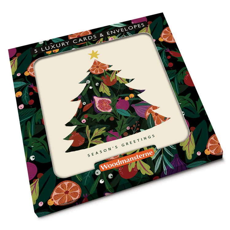 Woodmansterne - Christmas Fruits x5
