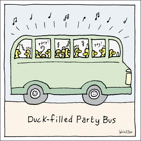 World Of Moose - Duck-filled Party Bus